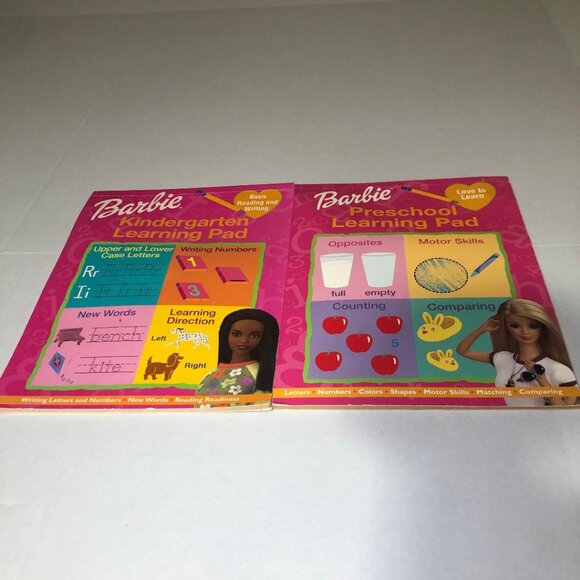 Barbie Preschool Kindergarten Learning Pad Smart Start Activity Work Book - Picture 1 of 15